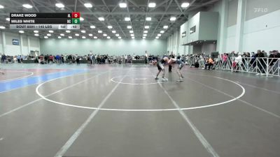 145 lbs Consi Of 32 #1 - Drake Wood, AL vs Miles White, NC