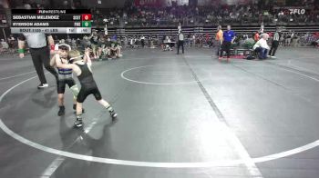 41 lbs Round Of 16 - Sebastian Melendez, Scotch Plains-Fanwood vs Ryerson Adams, Pinelands