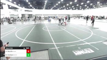 61 lbs Consi Of 8 #2 - Hutch Nordin, Ravage WC vs Bridger Graham, Matsu Matmen