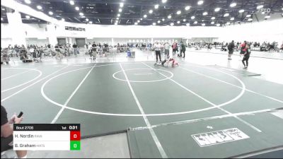 61 lbs Consi Of 8 #2 - Hutch Nordin, Ravage WC vs Bridger Graham, Matsu Matmen