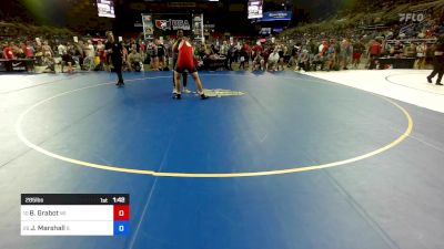 285 lbs Cons 16 #1 - Brendan Grabot, WI vs Jeremy Marshall, IL