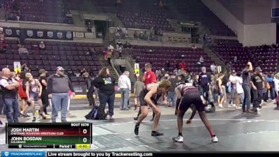 136-143 lbs Round 2 - John Bogdan, Colorado vs Josh Martin, Cheyenne Mountain Wrestling Club