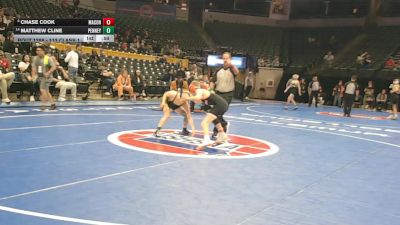 113 Class 1 lbs Cons. Round 3 - Chase Cook, Macon vs Matthew Cline, Penney