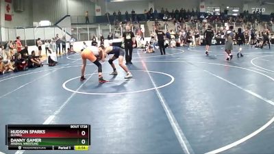 120 lbs Cons. Round 2 - Hudson Sparks, Olympia vs Danny Gamer, Arsenal Wrestling