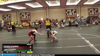 60 lbs Round 1 (6 Team) - Colton Chambers, ACES Wrestling vs Luke Pluchino, Steel Valley Red