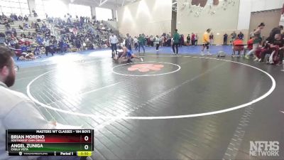 184 Boys Cons. Round 3 - Angel Zuniga, Chula Vista vs Brian Moreno, Southwest (San Diego)