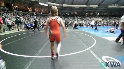 105 lbs Round Of 16 - John (JD) Ferguson, Pawhuska Elks Takedown vs Trayton Carey, Anadarko