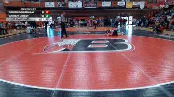 165 lbs 1st Place Match - Garrett Larsen, Wood River vs Colton Cunningham, Spring Creek