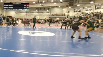 185 lbs Quarterfinal - Sofia Rivera, Duggan vs Ester Teles, South Shore