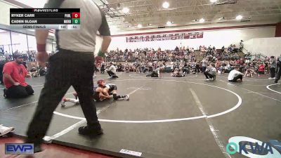 55 lbs Semifinal - Ryker Carr, Purler Wrestling vs Caden Sloan, Morrison Takedown Club