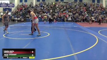 215 lbs Cons. Round 2 - Owen Rath, BOWLING GREEN vs Nate Stewart, LAKOTA
