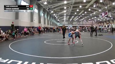 92 lbs Champ. Round 2 - Liam Gonzales, Dead Shot Wrestling Club vs Sergio Barraez, Richmond Wrestling Academy