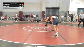 149 lbs Consi Of 8 #2 - TJ Langley, West Virginia vs Paul Woo, Ohio