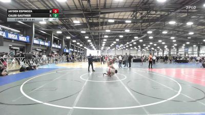 126 lbs Consi Of 16 #1 - Jayden Espinoza, AZ vs Caleb Gauthier, FL