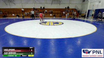 139 lbs Round 1 - Jace Lemons, Sanderson Wrestling Academy vs Alex Serrano, Daniel Cormier Wrestling Academy