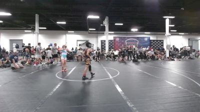 88 lbs Round 5 (6 Team) - Amare Johnson, Diamond State Inferno vs Isaac Martin, Bay Brawlers