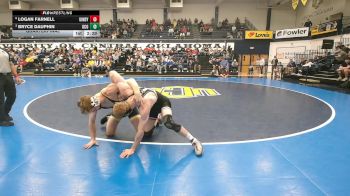 165 lbs Quarterfinal - Bryce Dauphin, Central Oklahoma vs Logan Farnell, Indianapolis