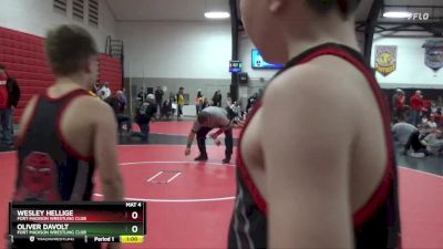 Round 5 - Wesley Hellige, Fort Madison Wrestling Club vs Oliver DaVolt, Fort Madison Wrestling Club