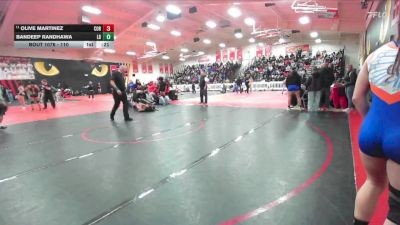 110 lbs Cons. Round 5 - Bandeep Randhawa, Lord Beaverbrook vs Olive Martinez, Corona Senior