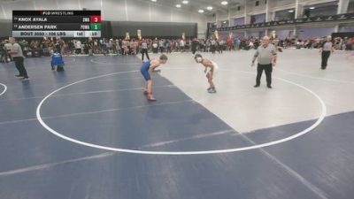 106 lbs Semis - Knox Ayala, Sebolt Wrestling Academy vs Andersen Park, Poway