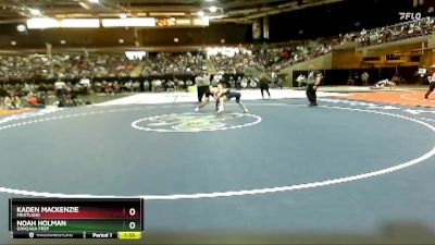 157 lbs Quarterfinal - Kaden Mackenzie, Fruitland vs Noah Holman, Gonzaga Prep