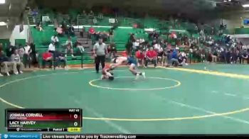 106 lbs Cons. Round 4 - Lacy Harvey, LOUISVILLE vs Joshua Cornell, PORT CLINTON