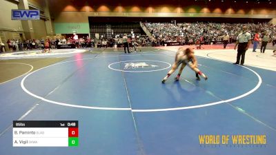 85 lbs Round Of 16 - Brantley Paminto, Gladiator Wrestling vs Abel Vigil, OKWA