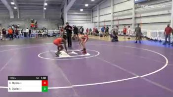 113 lbs Consolation - Hayden Myers, RI vs Amadou Diallo, GA