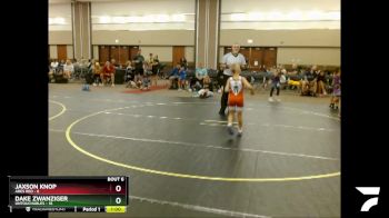53 lbs Round 3 (4 Team) - Dake Zwanziger, Untouchables vs Jaxson Knop, Ares Red