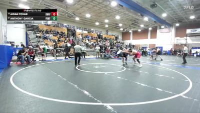 215 lbs Cons. Round 2 - Anthony Garcia, Paramount vs Aidan Tovar, Downey