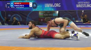 92 kg 1/2 Final - Anar Jafarli, Azerbaijan vs Kamil Kurugliyev, Kazakhstan