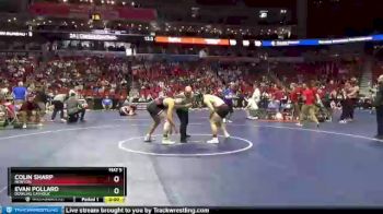 3 lbs Cons. Round 1 - Evan Pollard, Dowling Catholic vs Colin Sharp, Newton