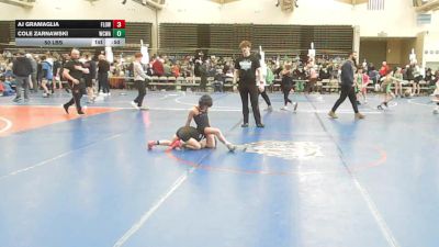 50 lbs Rr Rnd 1 - AJ Gramaglia, F.L.O.W. - K3 vs Cole Zarnawski, Wrecking Crew Wrestling Academy - K3