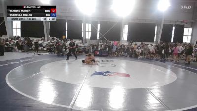 140 lbs Semis - Maddie Marsh, Red Cobra Wrestling Academy vs Isabella Miller, Big Game