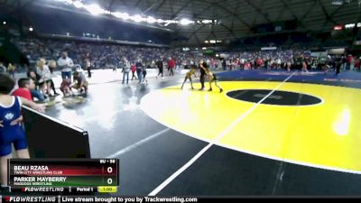 56 lbs Champ. Round 1 - Beau Rzasa, Twin City Wrestling Club vs Parker Mayberry, Maddogs Wrestling