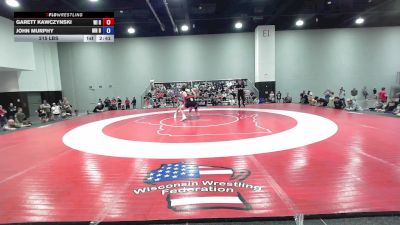 215 lbs Garett Kawczynski, Wisconsin Red vs John Murphy, Minnesota Blue