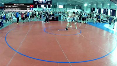 215 lbs Champ. Round 2 - Wylee Elders, Union County High School Wrestling vs Alexzander Young, Ohio