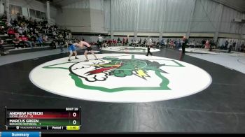 157 lbs 2nd Wrestleback And Semi-finals(16 Team) - Andrew Kotecki, Lucas Lovejoy vs Marcus Green, Burleson Centennial