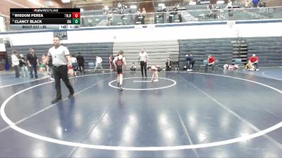 85 lbs 5th Place Match - Wisdom Perea, Team Real Life Wrestling vs Clancy Black, Idaho