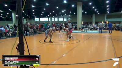 140 lbs Placement (16 Team) - Kellan Lukas, Morris Fitness vs Riley Alcatar, Predator WC