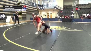 138 lbs 5th Place Match - Zainab Ibrahim, William Jewell College vs Audrey Diaz, Pacific University