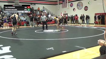 157 lbs Quarterfinal - Eli Petersen, Vinton-Shellsburg vs Parker Mulder, AP-GC