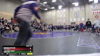 126 lbs Cons. Round 6 - Kiivon Butler, Tullahoma vs Hayden Hunt, Green Hills