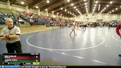250 lbs Cons. Semi - Dex Dunlap, Oregon vs Ameris Koch, Utah