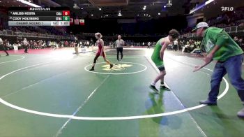 106 lbs Champ. Round 1 - Cody Holtberg, St. Mary`s vs Arliss Kosta, Calaveras