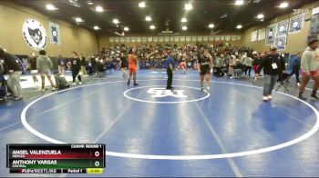 175 lbs Quarterfinal - Anthony Vargas, Central vs Angel Valenzuela, Merced