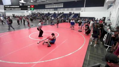 126 lbs Cons. Round 6 - Tyler VanBebber, 951 Wrestling Club vs Ricky Villasenor, CDM
