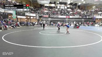 125 lbs Cons. Round 2 - Maela Neill, Eureka HS vs Karlee Zurfluh, Gypsum-Southeast Of Saline HS