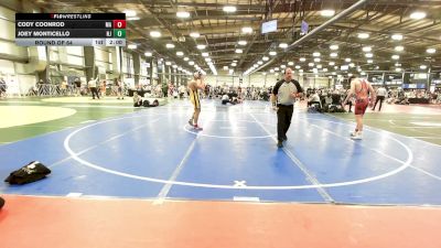 160 lbs Round Of 64 - Cody Coonrod, MA vs Joey Monticello, NJ