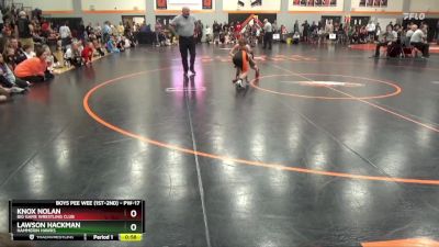 PW-17 lbs Round 3 - Knox Nolan, Big Game Wrestling Club vs Lawson Hackman, Hammerin Hawks